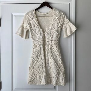 Anthropologie Limehouse Knitted & Knotted Cardigan